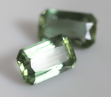 Пара полихромных "неоновых" апатитов 4,62 карата 