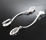 Комплект с морганитами 8,5 карата