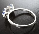 Комлпект с синими сапфирами 3,43 карата