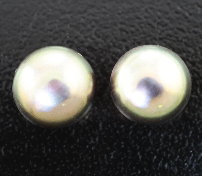 Пара титановых морских жемчужин 5,41 карата! Яркий люстр