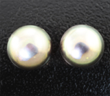 Пара титановых морских жемчужин 5,41 карата! Яркий люстр 