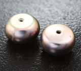 Пара титановых морских жемчужин 5,41 карата! Яркий люстр 