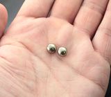 Пара титановых морских жемчужин 5,41 карата! Яркий люстр 