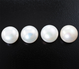 Крупный набор из 4 кремово-белых морских жемчужин 22,4 карата! Исключительный люстр 