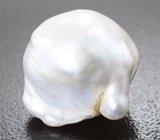 Крупная серебристая морская жемчужина барокко 21,61 карата! Натуральный цвет 
