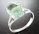 Кольцо с крупным параиба турмалином 5,77 карата