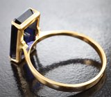 Кольцо с насыщенным иолитом 4,61 карата