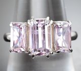 Комплект с кунцитами 18,44 карата, диаспорами и морганитами