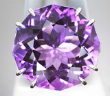 Кольцо с аметистом авторской огранки 16,11 карата