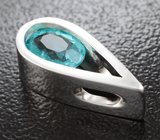 Кулон с «неоновым» апатитом 0,98 карата