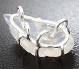 Кулон с резным лунным камнем 9,36 карата