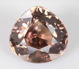 Кулон с резным турмалином 5,27 карата и оранжевато-желтым цирконом высокой чистоты 2,89 карата