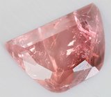 Кулон с крупным турмалином авторской огранки 9,5 карата и уральским демантоидом гранатом 1,01 карата