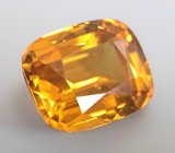 Чистейший ярко-желтый циркон 3,64 карата