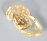 Крупный резной цитрин 49,55 карата