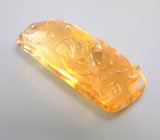 Крупный резной цитрин 62,5 карата