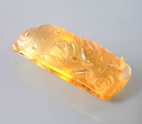 Крупный резной цитрин 62,5 карата