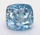 Кулон с редким индиголитом турмалином 2,06 карата и муассанитами