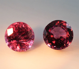 Пара малайа гранатов 0,81 карата 