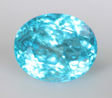 Неоново-голубой апатит 2,98 карата 