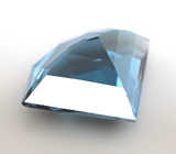 London blue топаз авторской огранки 4,51 карата 