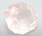 Крупный розовый кварц эффектной огранки 21,8 карата 