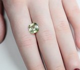 Желтовато-зеленый турмалин высокой чистоты 3,53 карата 