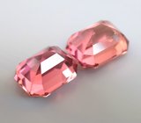 Пара красных турмалинов высокой чистоты 6,68 карата 