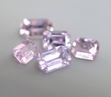 Набор из 5 розовых сапфиров 1,46 карата