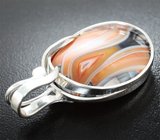 Кулон с индонезийским агатом 18,75 карата Серебро 925