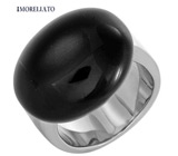 Стильное кольцо «Morellato» с черным ониксом