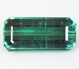 Кольцо с изумрудно-зеленым турмалином 2,4 карата и бриллиантами