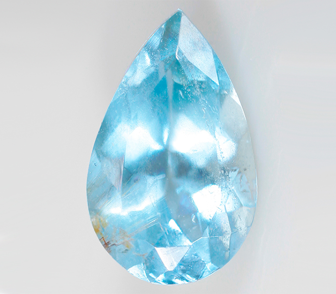 Яркий аквамарин 0,92 карата