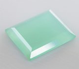 Ограненный хризопраз цвета морской волны 3,01 карата 