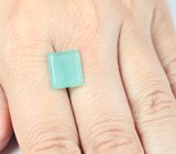 Ограненный хризопраз цвета морской волны 3,01 карата 