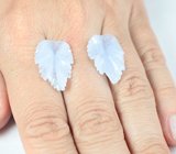 Пара резного халцедона 10,26 карата