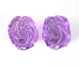 Пара резных аметистов 16,51 карата