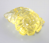 Крупный! Чистейший резной цитрин 62,32 карата 