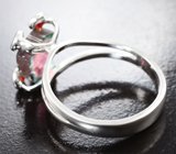 Комплект с насыщенными слайсами турмалинов 11,88 карата, цаворитами и сапфирами