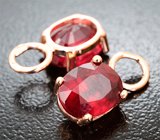 Комплект с рубинами 9,3 карата
