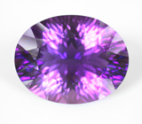 Чистейший уругвайский аметист лазерной огранки 27,14 карата 