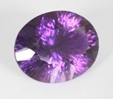 Чистейший уругвайский аметист лазерной огранки 27,14 карата 