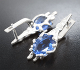 Комплект с флюоритами со сменой цвета 6,53 карата