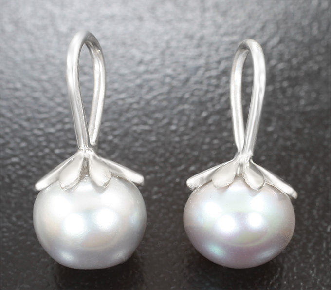 Подвесы для серег с цветным морским жемчугом 8,58 карата