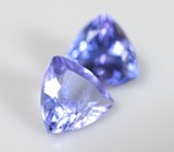 Пара танзанитов 3,68 карата