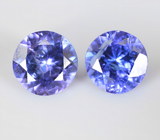 Пара танзанитов 3,5 карата 