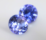 Пара танзанитов 3,5 карата 