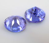 Пара танзанитов 3,5 карата 