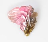 Резной арбузный турмалин 3,41 карата