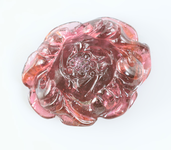 Резной рубеллит турмалин 6,51 карата